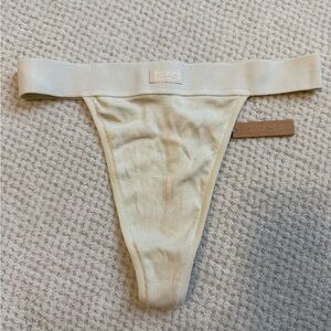 SKIMS Bone Ribbed Thong